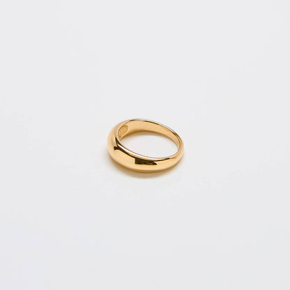 Mini Chunky Dome Stacking Ring - Tarnish Resistant Jewelry: Size 7