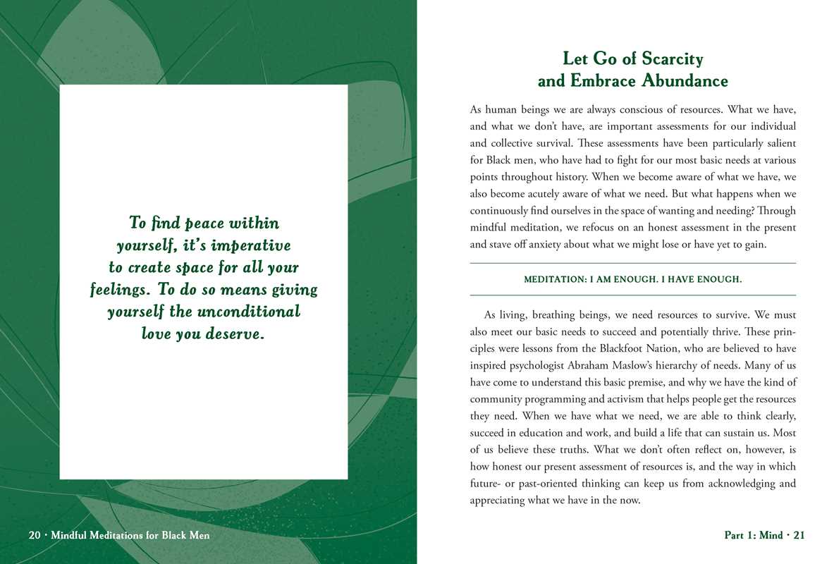 Mindful Meditations for Black Men