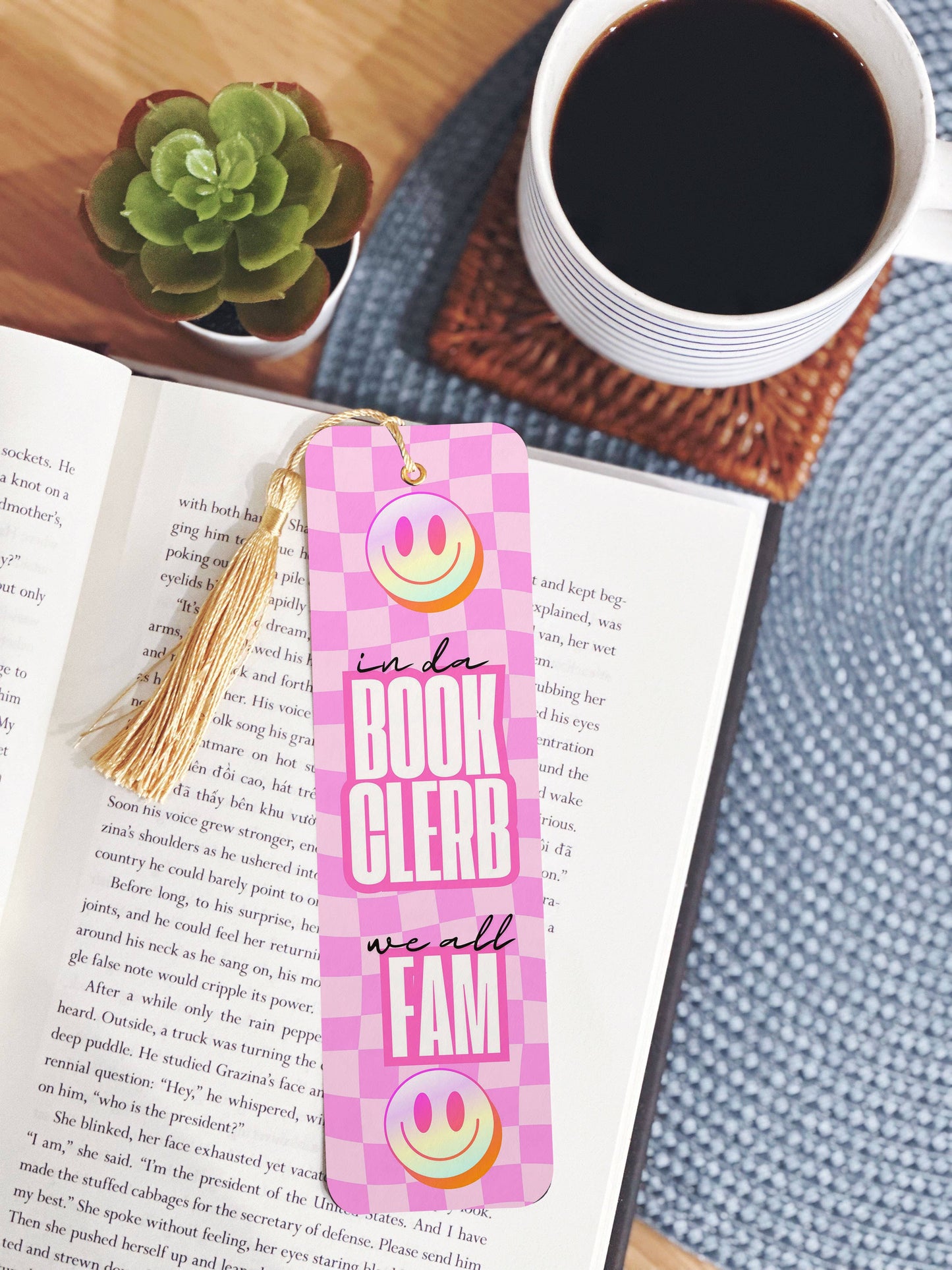 Book Clerb Bookmark with Tassel