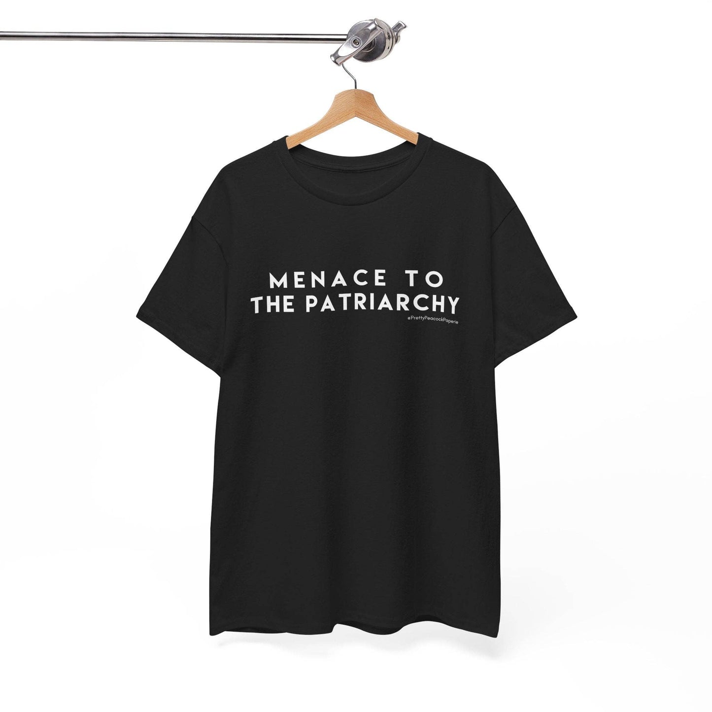 Menace to the Patriarchy T-Shirt — Bold Feminist Statement Tee: XL