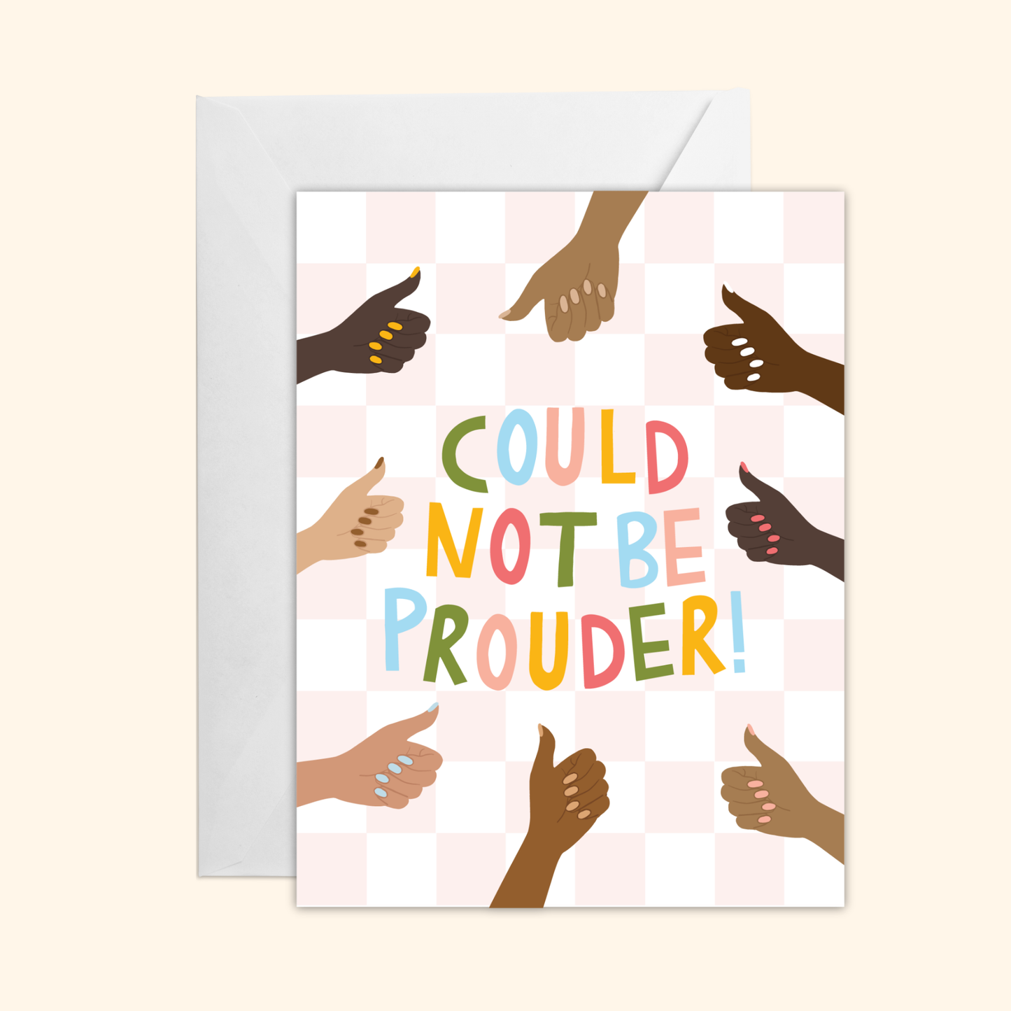 Could Not Be Prouder Greeting Card