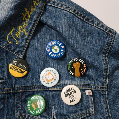 Banned Books Book Club Pinback Button