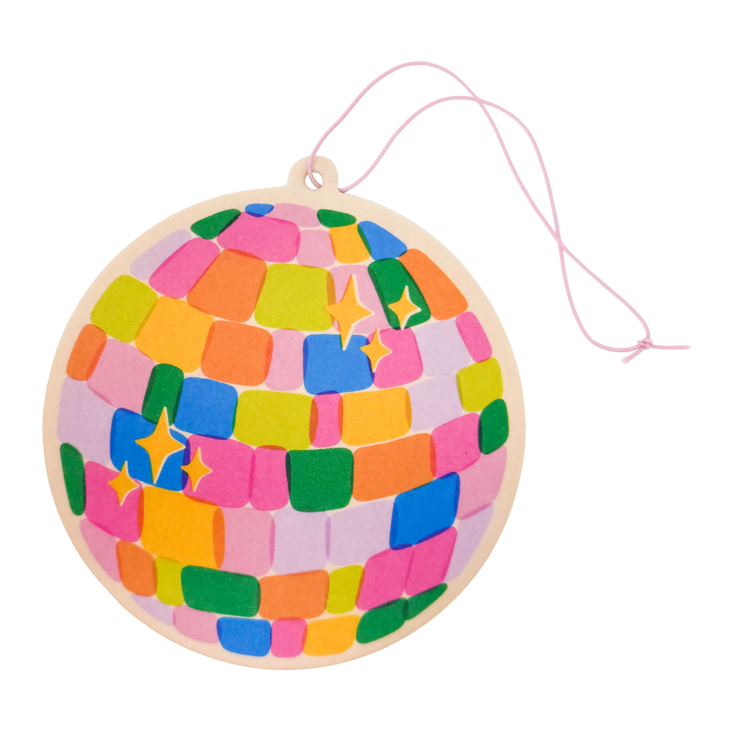 Rainbow Disco Ball Air Freshener