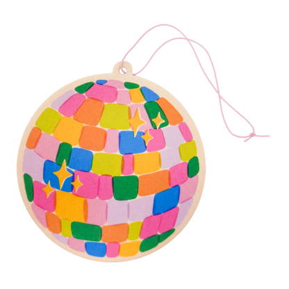 Rainbow Disco Ball Air Freshener