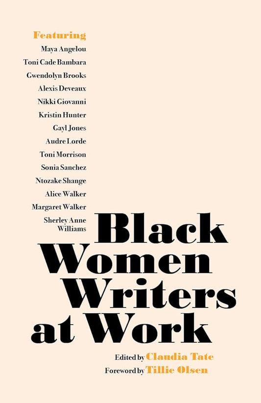 Black Women Writers at Work cover image