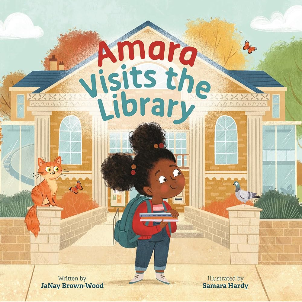Amara Visits the Library (Where in Our Neighborhood?) cover image