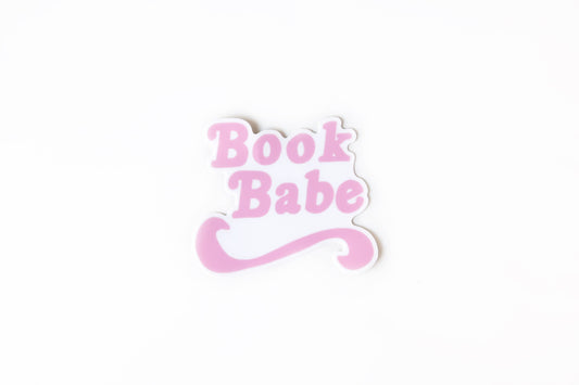 Book Babe Vinyl Sticker