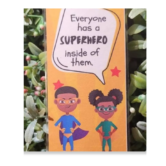 Super hero Kids Bookmarks