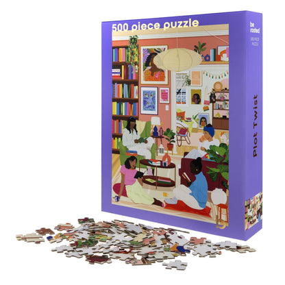 Plot Twist  Bookclub 500 pc  puzzle