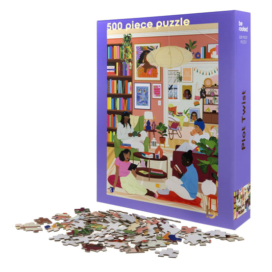 Plot Twist  Bookclub 500 pc  puzzle