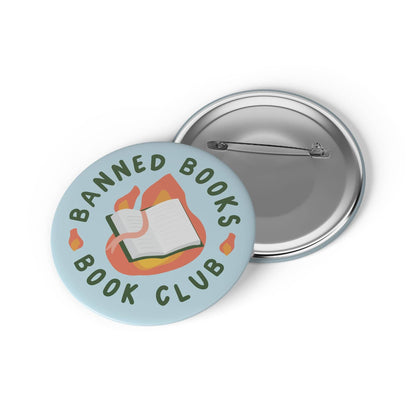 Banned Books Book Club Pinback Button