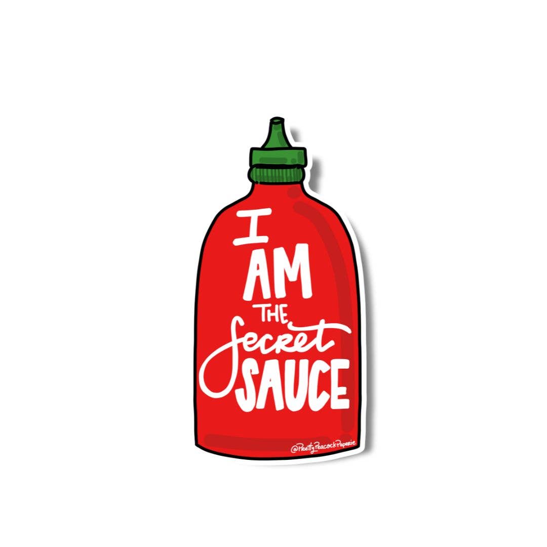 I Am The Secret Sauce Vinyl Sticker