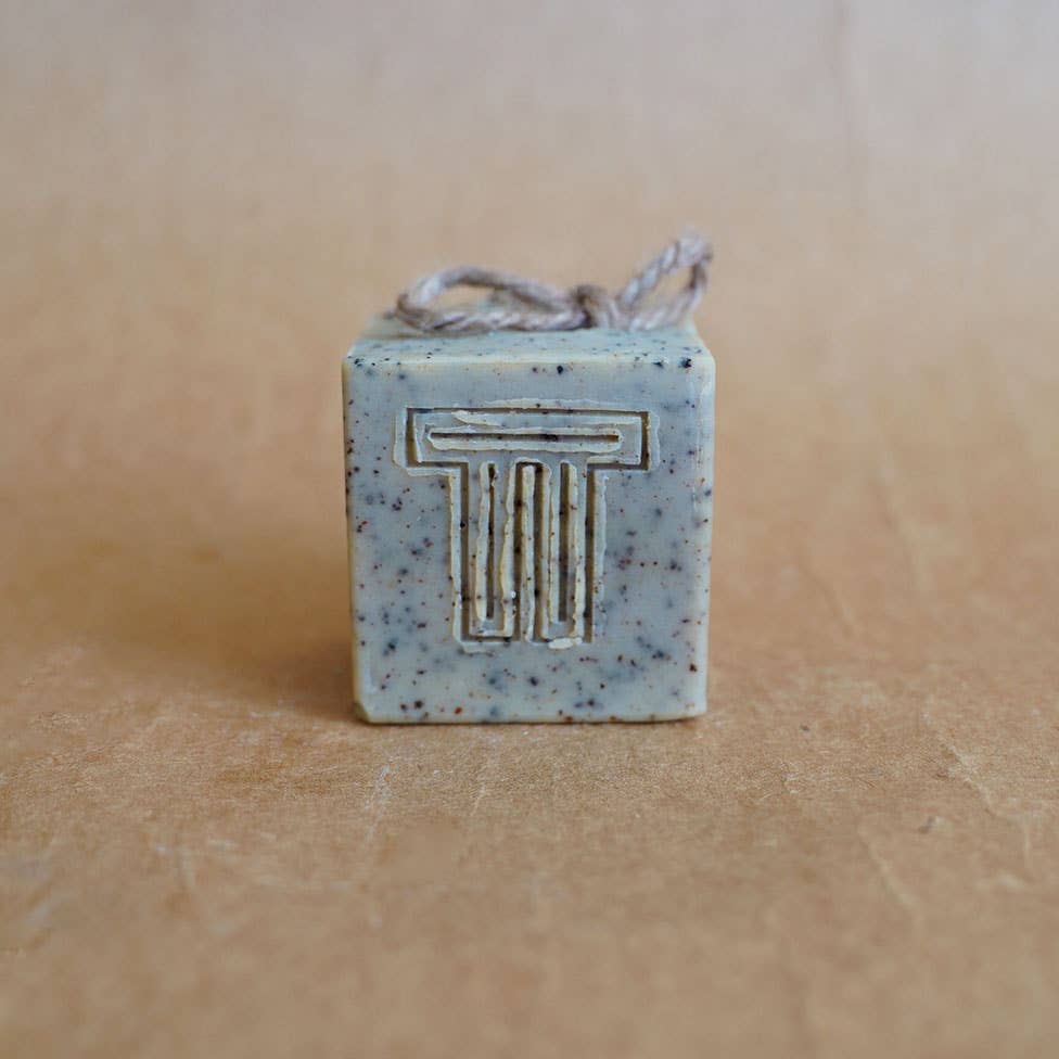 Plantain + Coffee Scrub Soap Cube