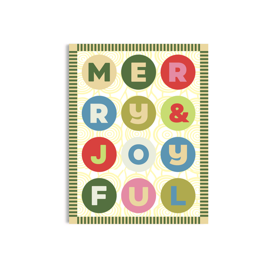 Holiday Card - Merry and Joyful