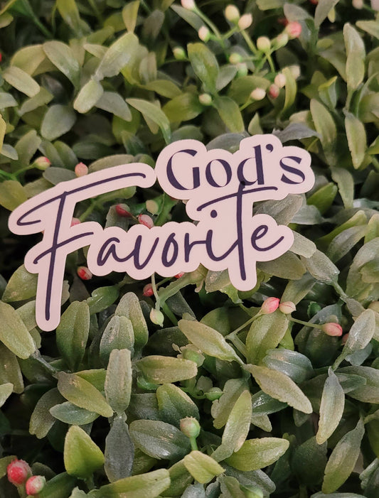 God's Favorite Sticker