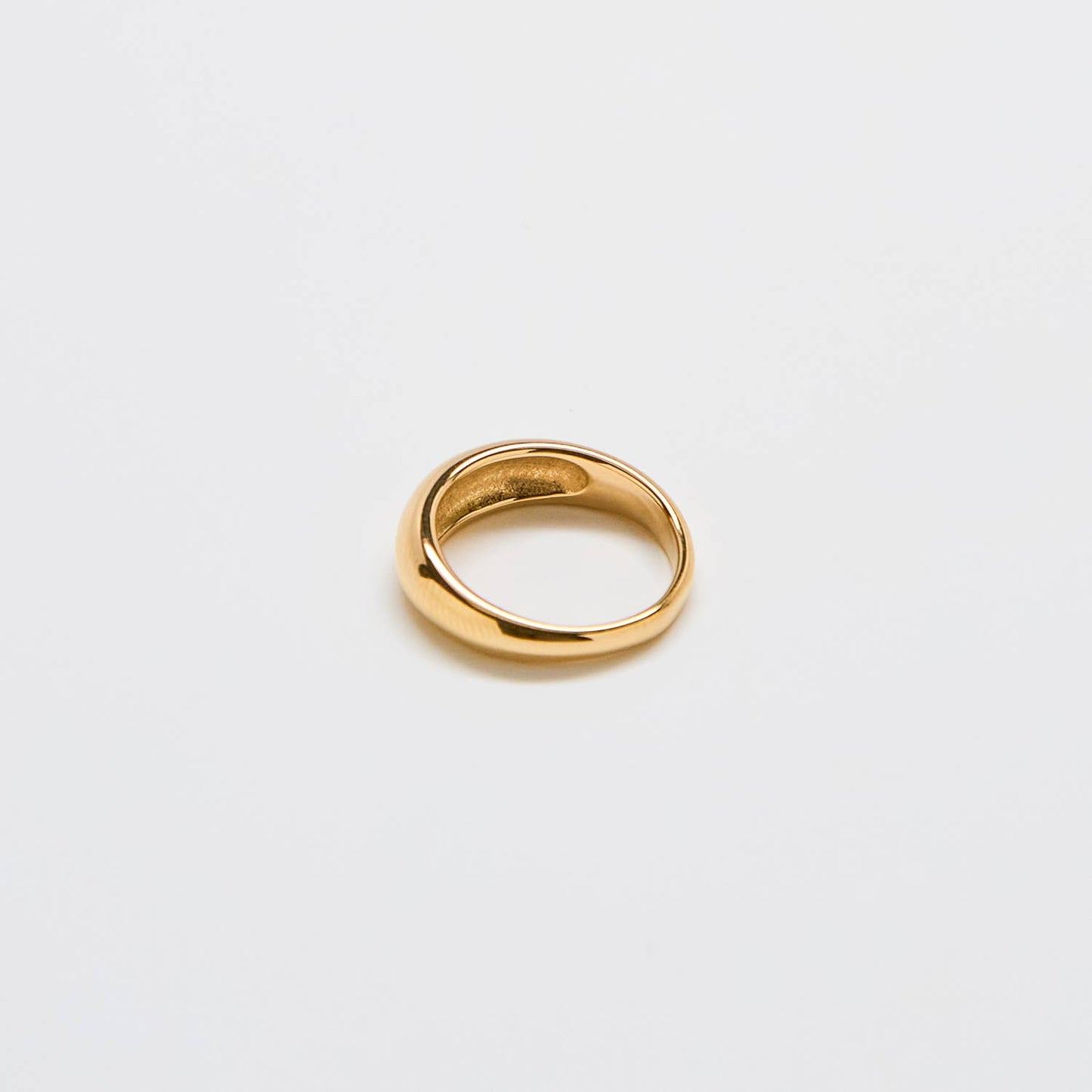 Mini Chunky Dome Stacking Ring - Tarnish Resistant Jewelry: Size 7