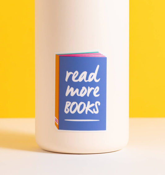 Read More Books sticker - book lover vinyl sticker