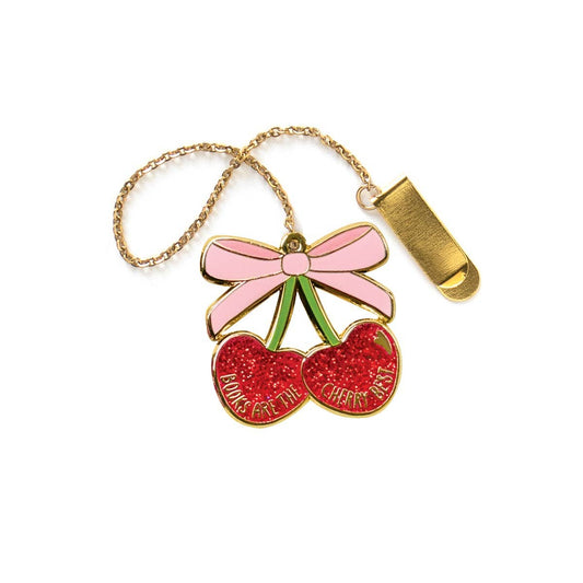 Books are the Cherry Best Bookmark Charm