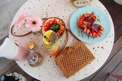 Mesh Rattan Basket