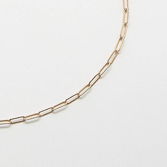 14k Gold Filled Gold Chain Link Anklet - Jewelry