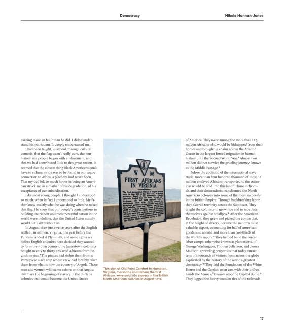 1619 Project: A Visual Experience