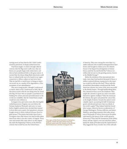 1619 Project: A Visual Experience