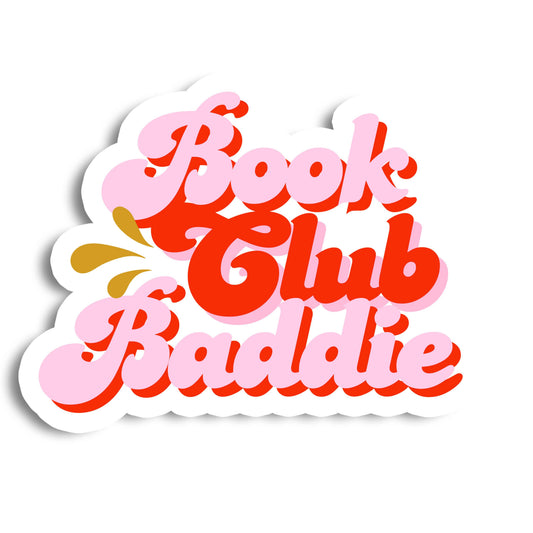 Book Club Baddie Vinyl Sticker