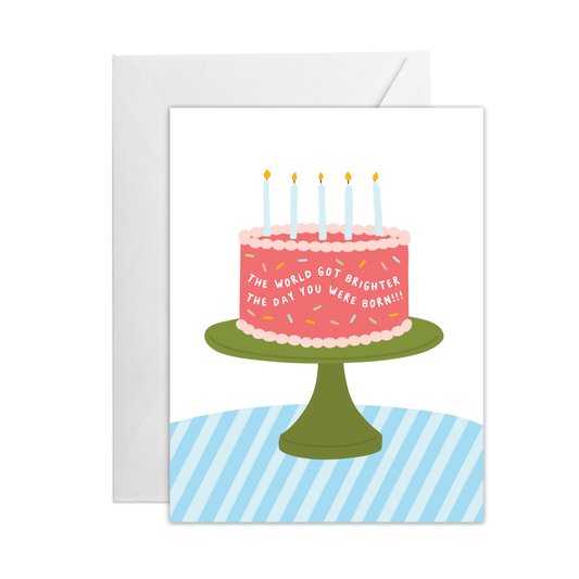 Birthday Cake Greeting Card