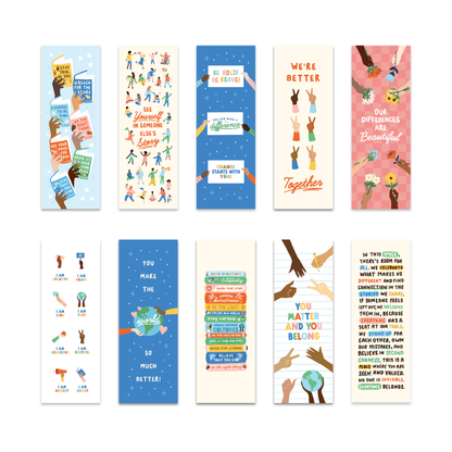 Back to School Bookmark 10-Pack Variety Set