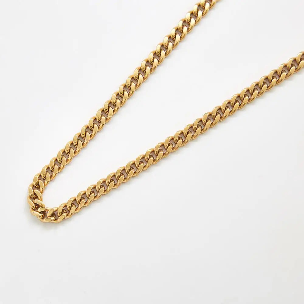 Thick Curb Chain Link Necklace