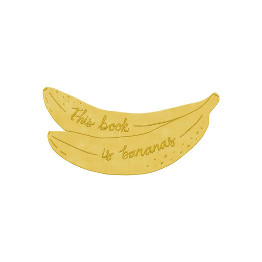 This Book is Bananas! Brass Bookmark