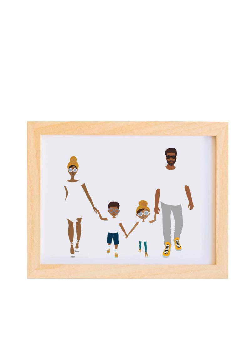 Family Stroll Art Print